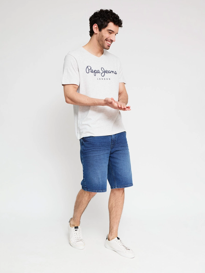 POLERA HOMBRE PEPE JEANS ALGODÓN CUELLO EN V - 4