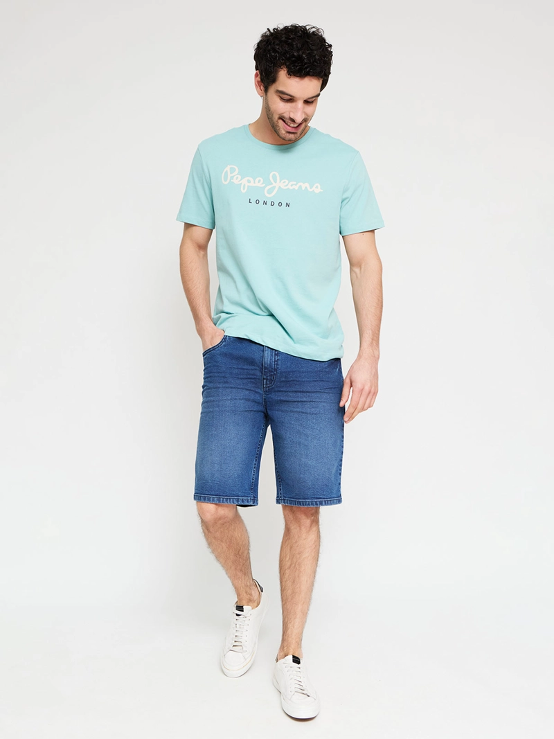 POLERA HOMBRE PEPE JEANS CUELLO REDONDO BASICA - 4