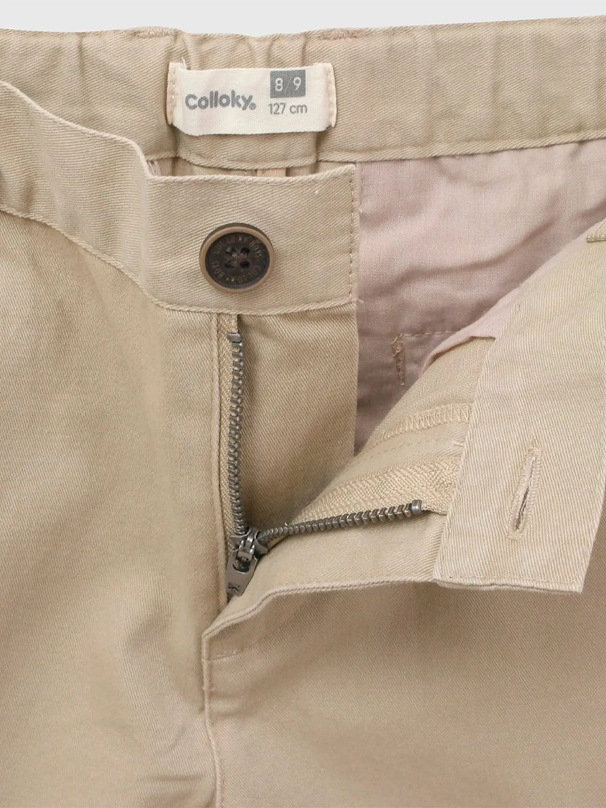 PANTALÓN NIÑO COLLOKY ALGODÓN GABARDINA CHINO - 6