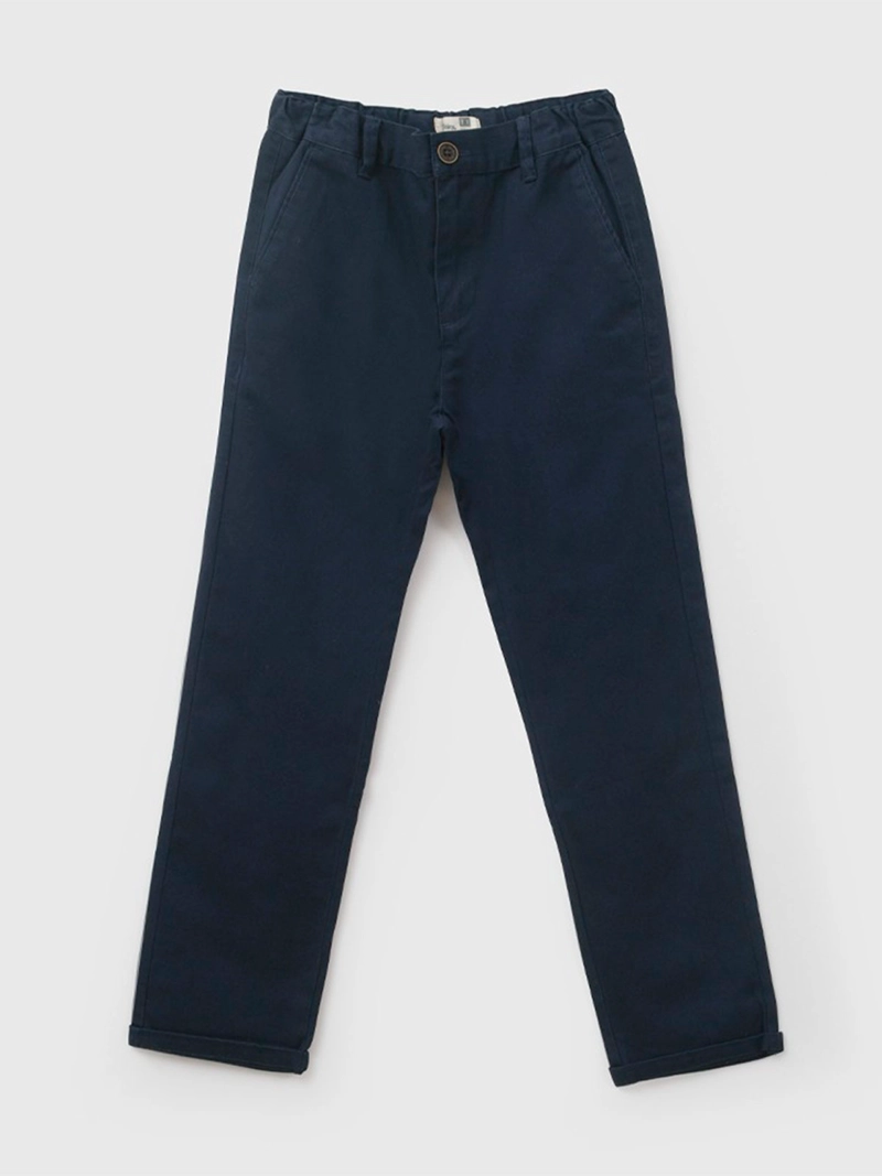 PANTALÓN NIÑO COLLOKY ALGODÓN GABARDINA CHINO - 1