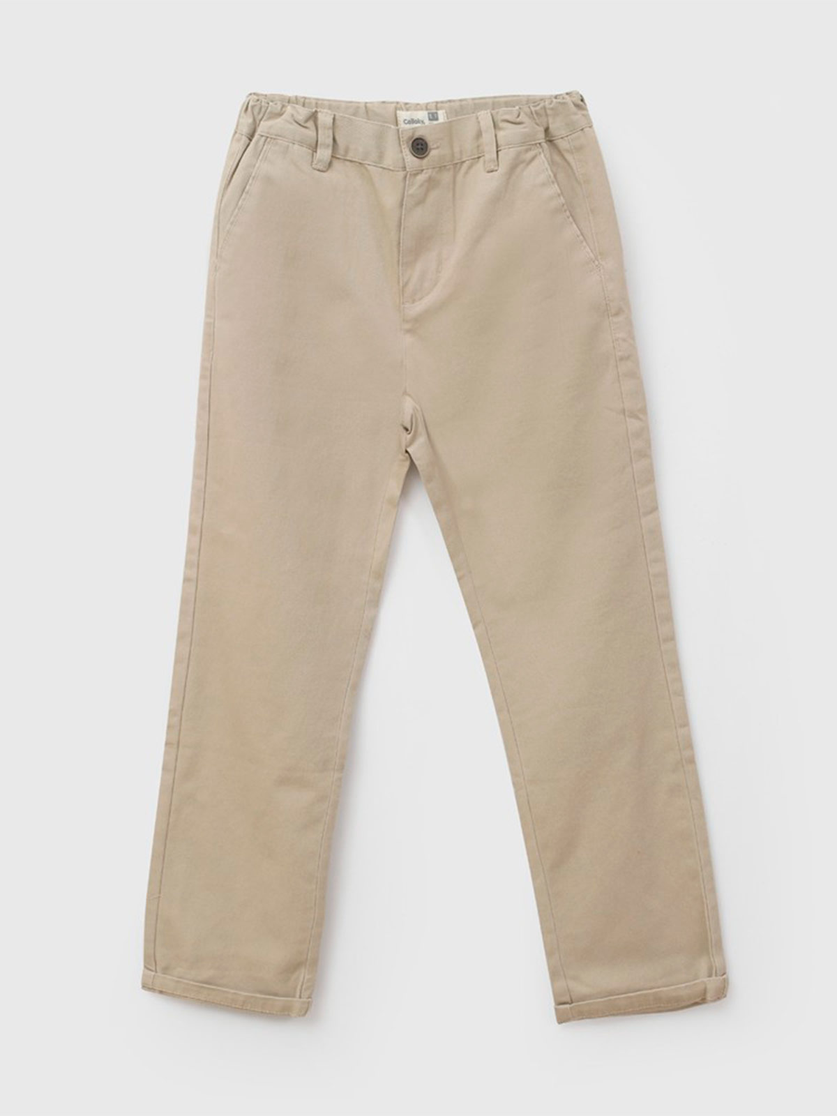 PANTALÓN NIÑO COLLOKY ALGODÓN GABARDINA CHINO - 4