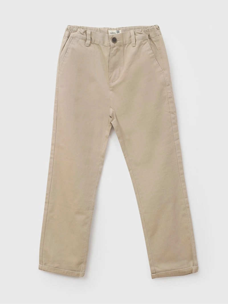 PANTALÓN NIÑO COLLOKY ALGODÓN GABARDINA CHINO - 4