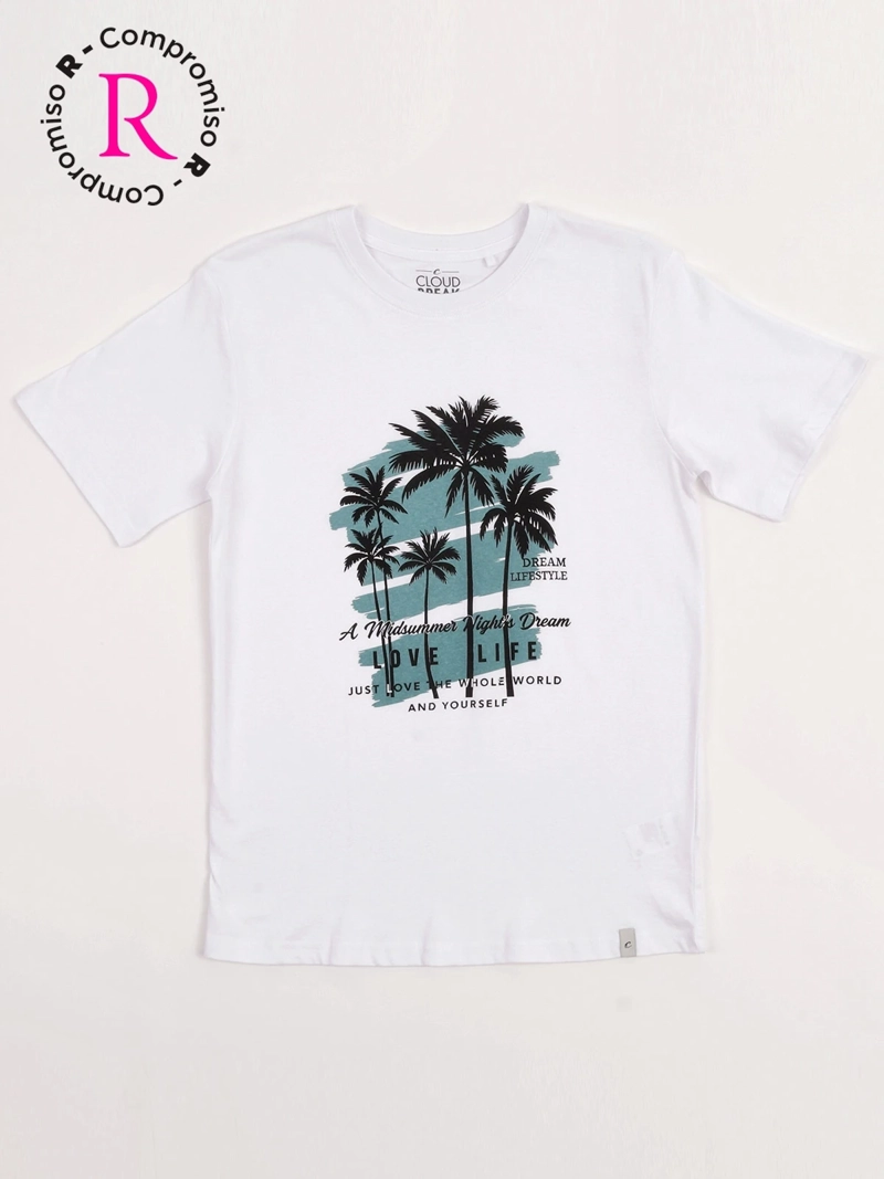 POLERA NIÑO CLOUDBREAK ALGODÓN MANGA CORTA - 3