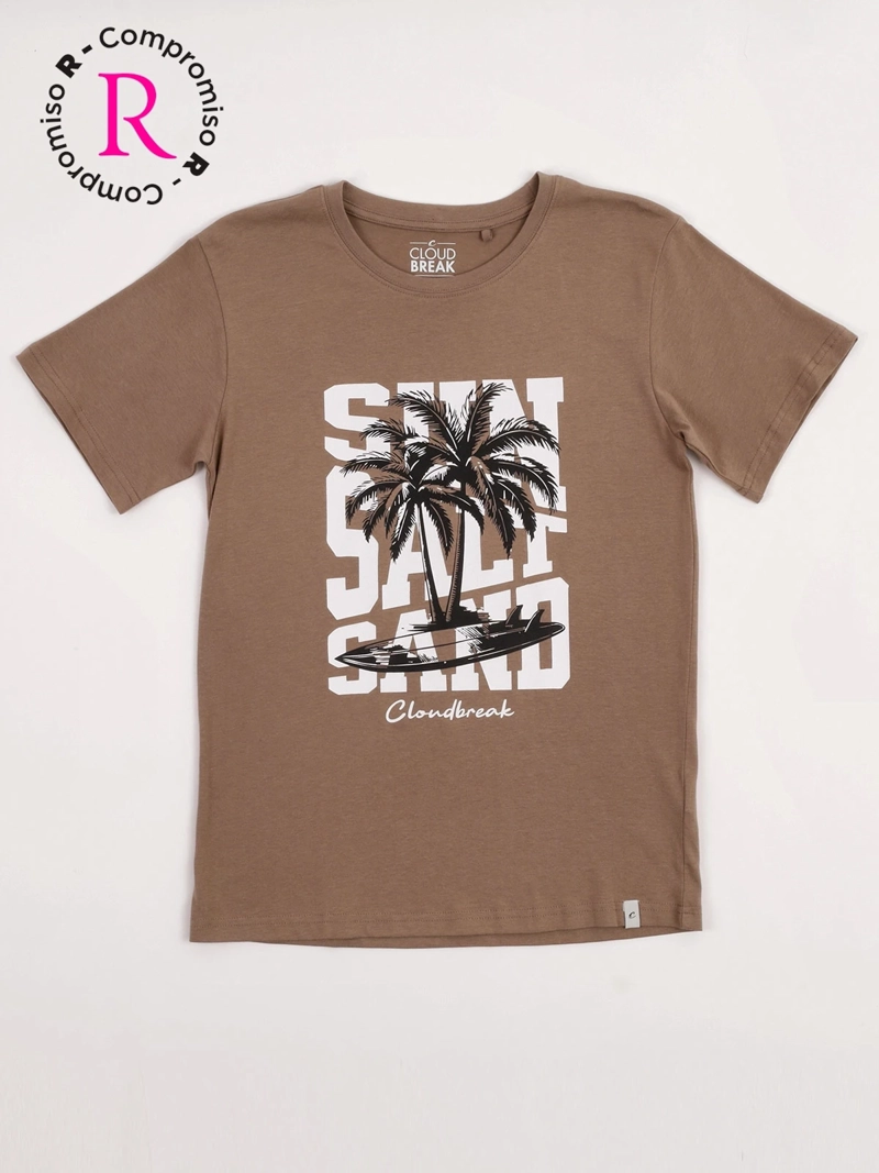 POLERA NIÑO CLOUDBREAK ALGODÓN MANGA CORTA - 3