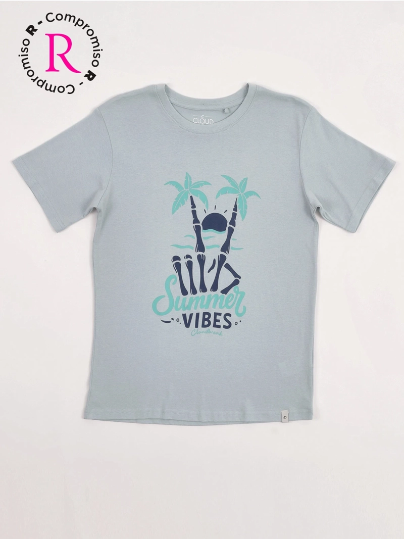 POLERA NIÑO CLOUDBREAK ALGODÓN MANGA CORTA - 3