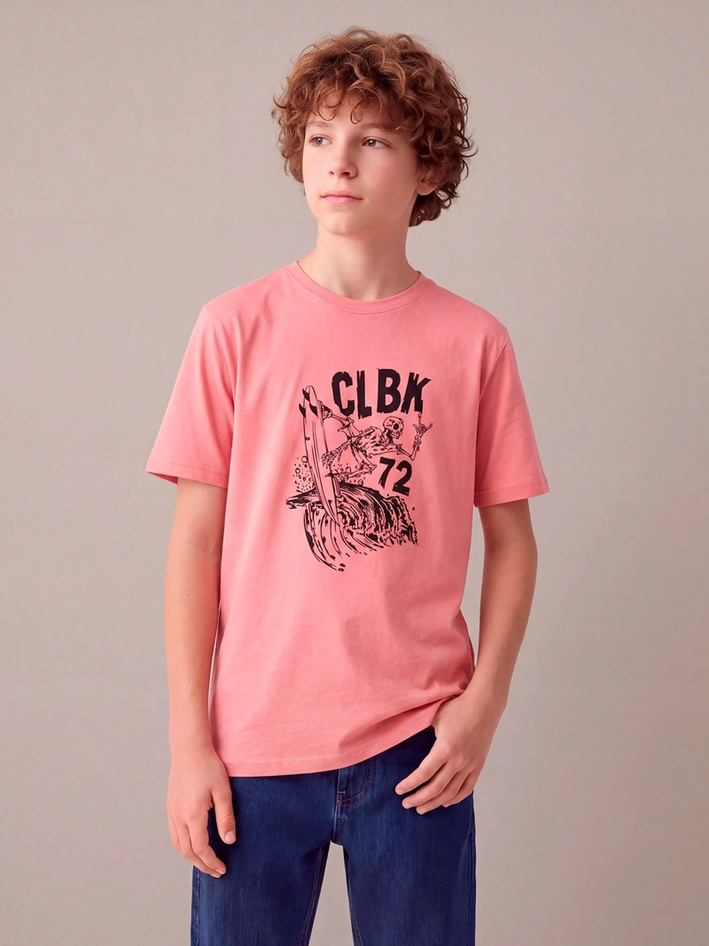 POLERA NIÑO CLOUDBREAK ALGODÓN MANGA CORTA