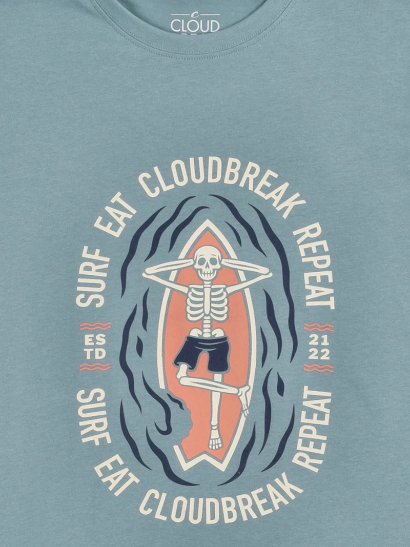 POLERA NIÑO CLOUDBREAK ALGODÓN MANGA CORTA - 5