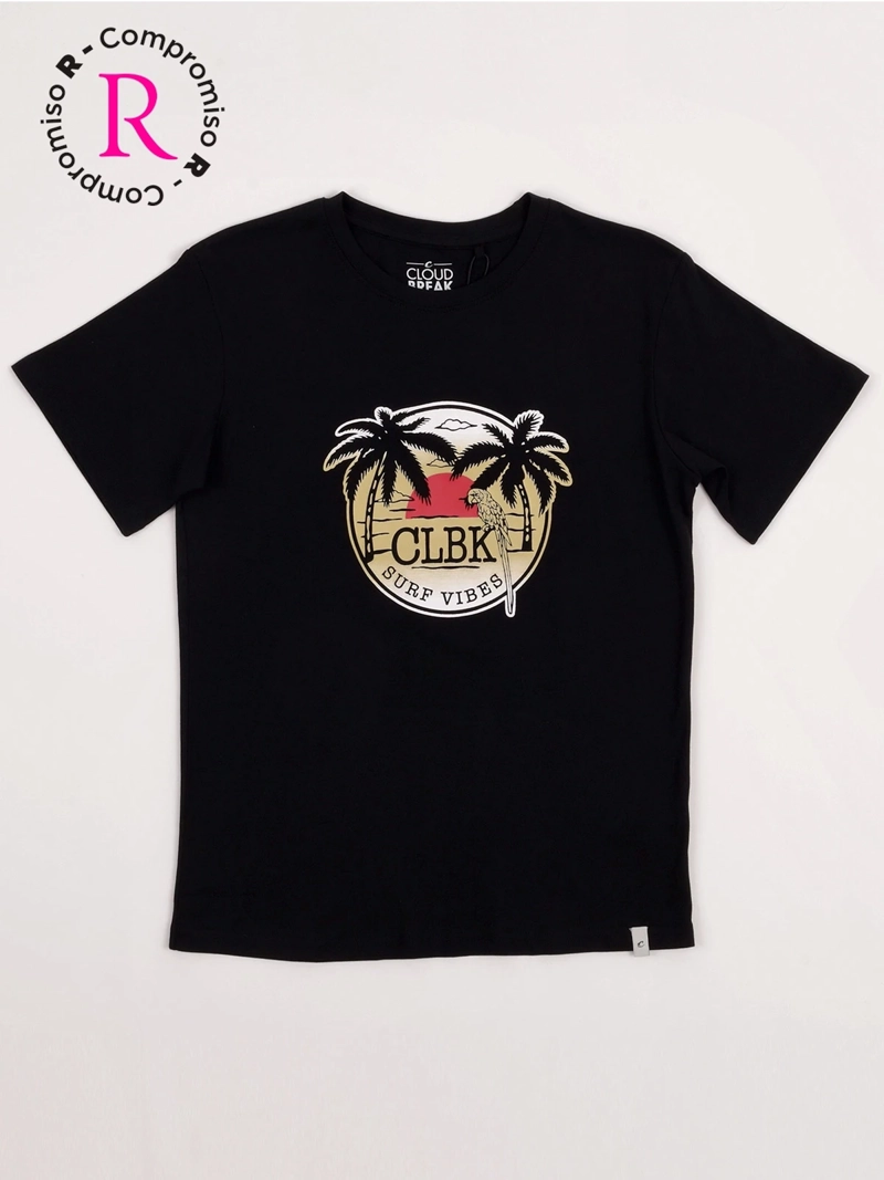POLERA NIÑO CLOUDBREAK ALGODÓN MANGA CORTA - 3