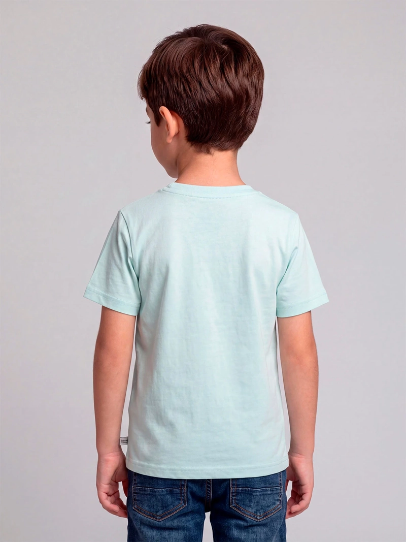 POLERA NIÑO HARVEST ALGODÓN MANGA CORTA - 2