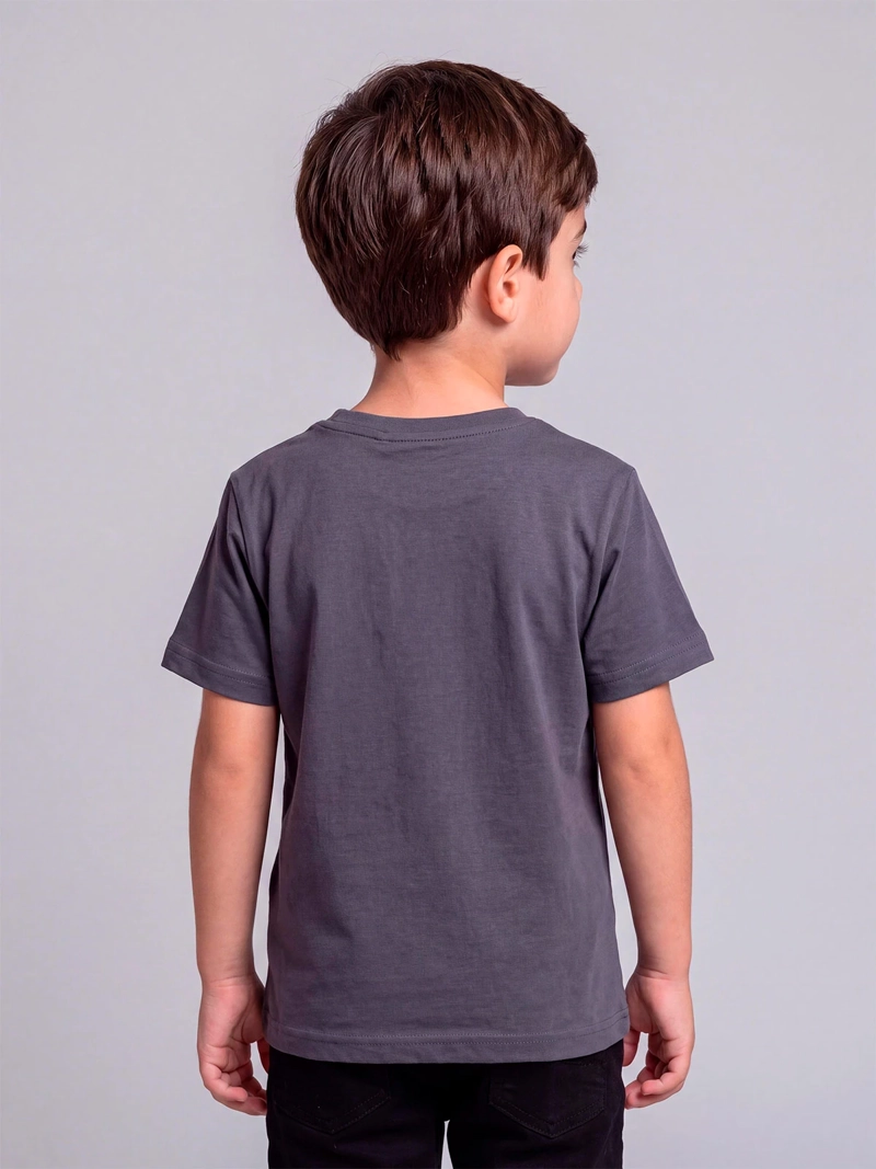 POLERA NIÑO HARVEST ALGODÓN MANGA CORTA - 2