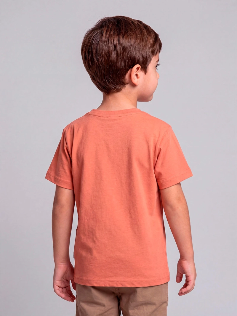 POLERA NIÑO HARVEST ALGODÓN MANGA CORTA - 2