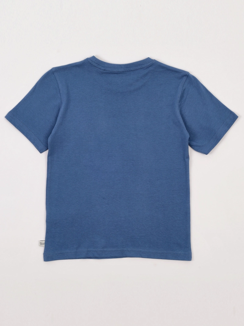 POLERA NIÑO HARVEST ALGODÓN MANGA CORTA - 4