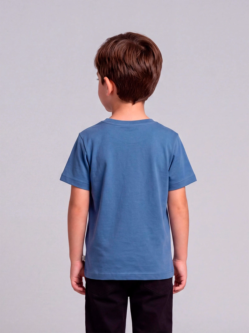 POLERA NIÑO HARVEST ALGODÓN MANGA CORTA - 2