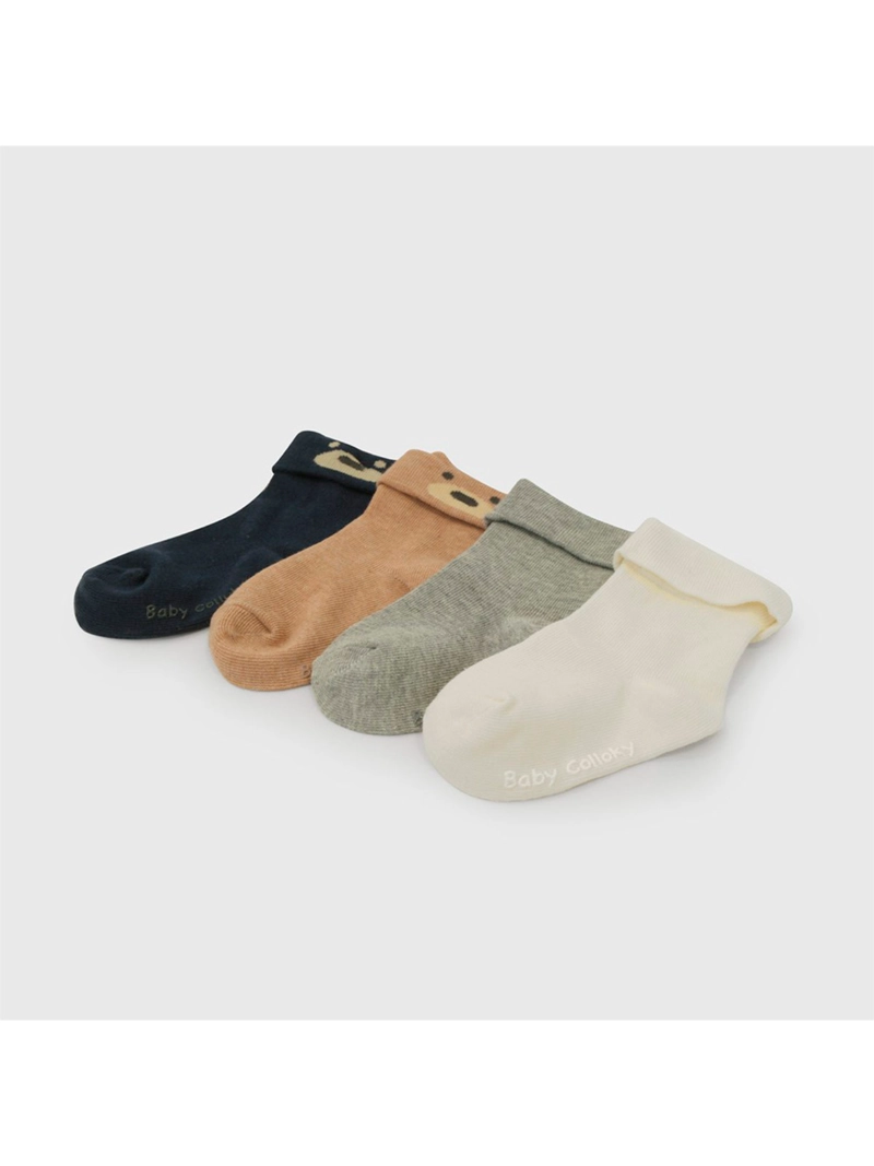 PACK X4 CALCETINES NIÑO COLLOKY OSO - 2