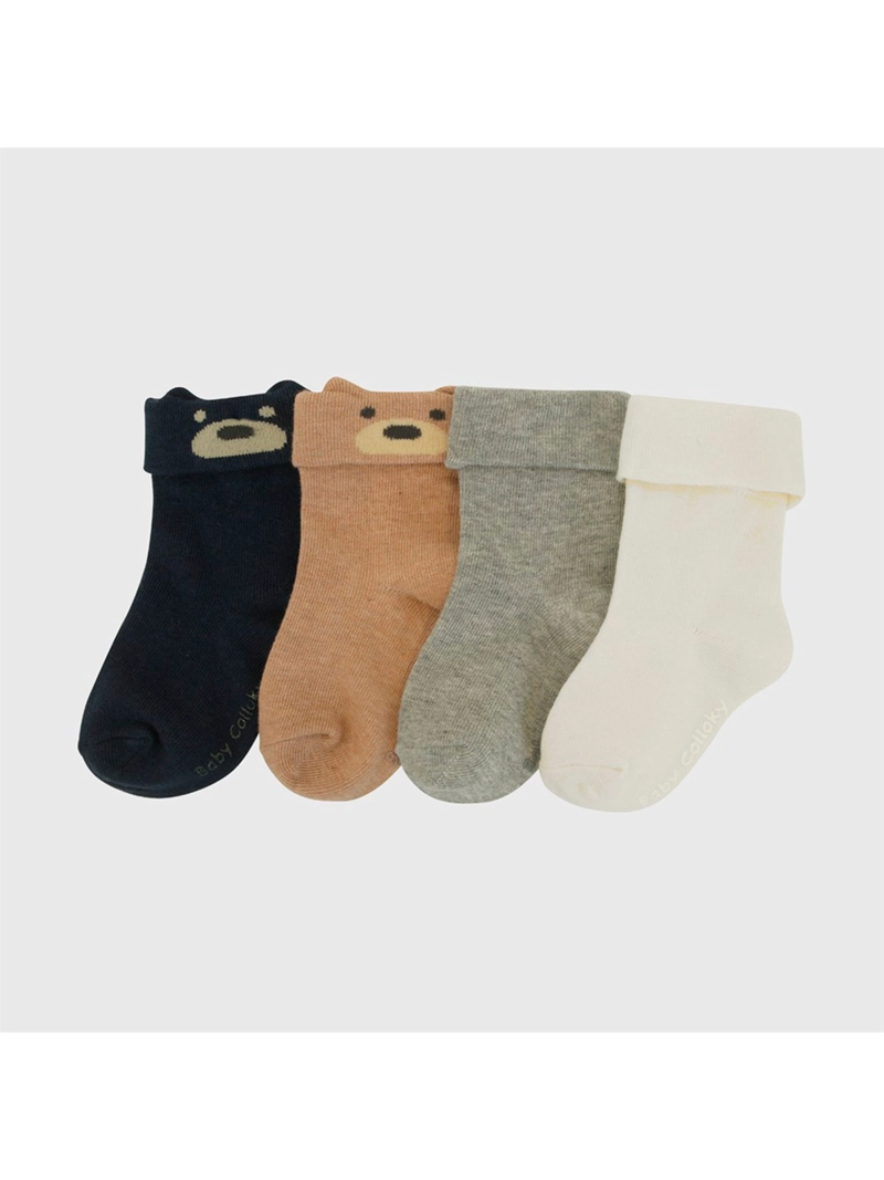 PACK X4 CALCETINES NIÑO COLLOKY OSO - 1