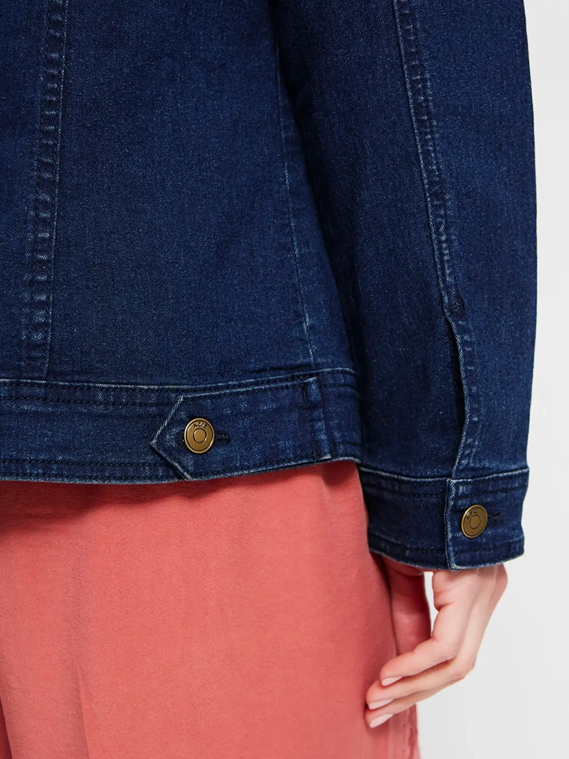 CHAQUETA MUJER AZIZ ALGODÓN CORTA DENIM - 3
