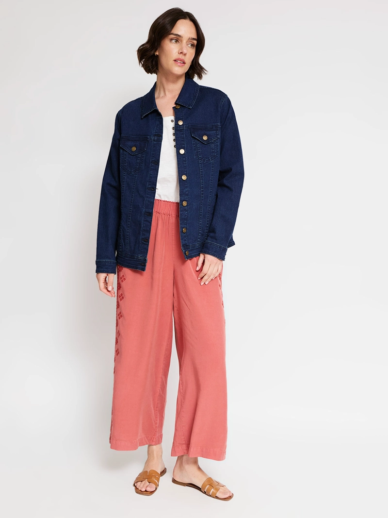 CHAQUETA MUJER AZIZ ALGODÓN CORTA DENIM - 4