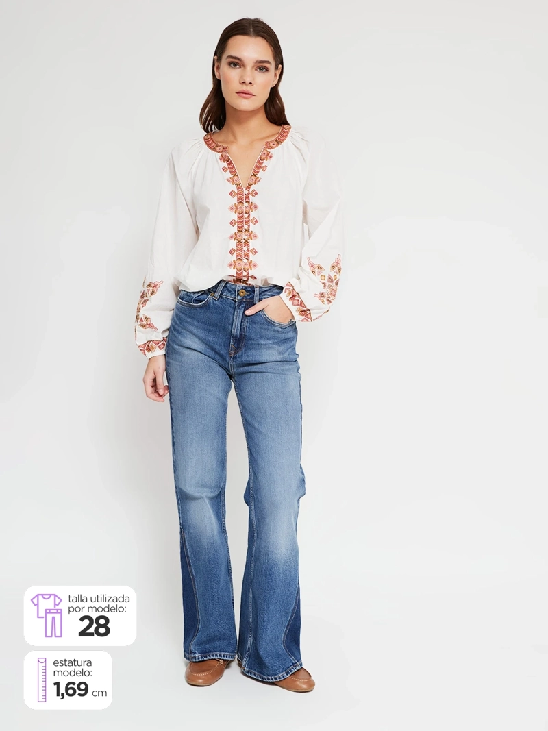 JEANS MUJER PEPE JEANS ALGODÓN  - 1
