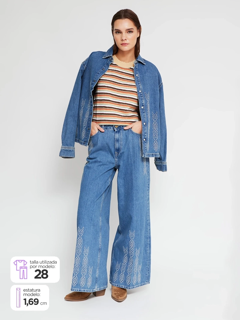 JEANS MUJER PEPE JEANS ALGODÓN  - 1