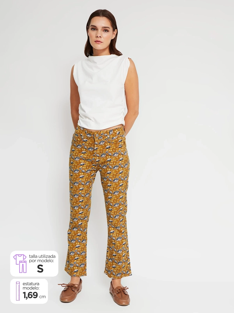 PANTALÓN MUJER PEPE JEANS ALGODÓN  - 1