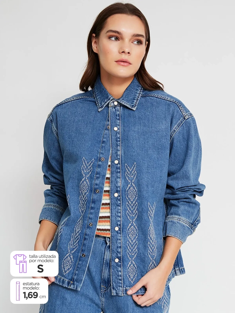 BLUSA MUJER PEPE JEANS ALGODÓN  - 1