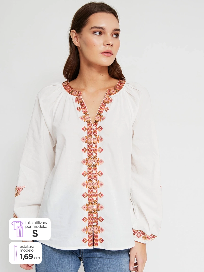 BLUSA MUJER PEPE JEANS ALGODÓN  - 1