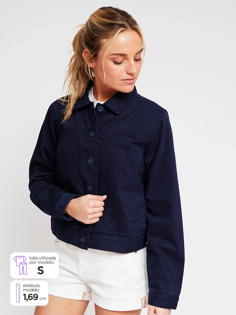 CHAQUETA MUJER PEPE JEANS ALGODÓN  - 1