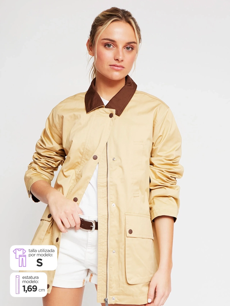 CHAQUETA MUJER PEPE JEANS ALGODÓN  - 1