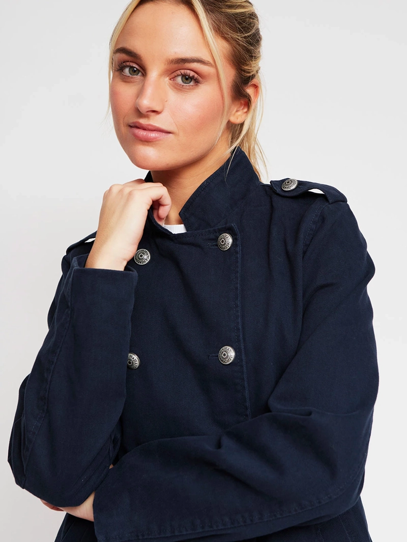 CHAQUETA MUJER PEPE JEANS ALGODÓN NAPOLEÓN - 3
