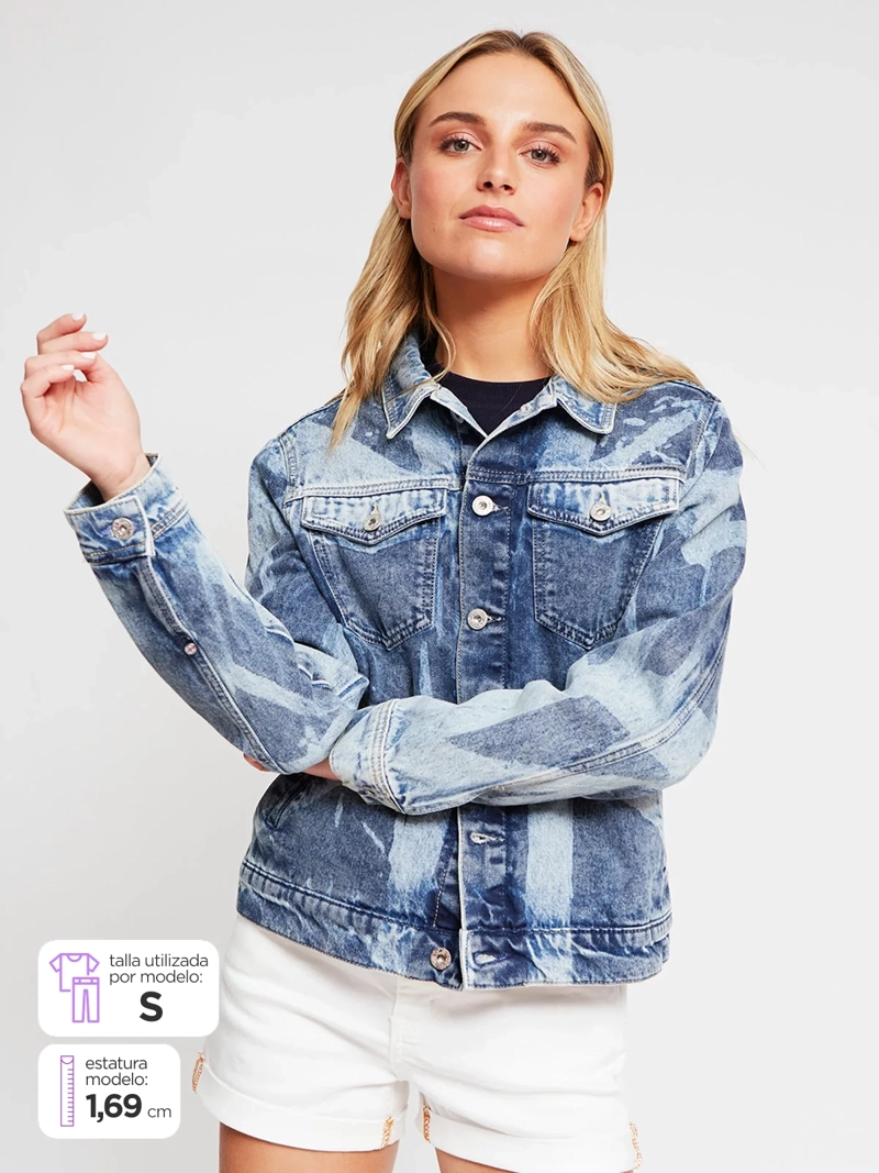 CHAQUETA MUJER PEPE JEANS ALGODÓN  - 1