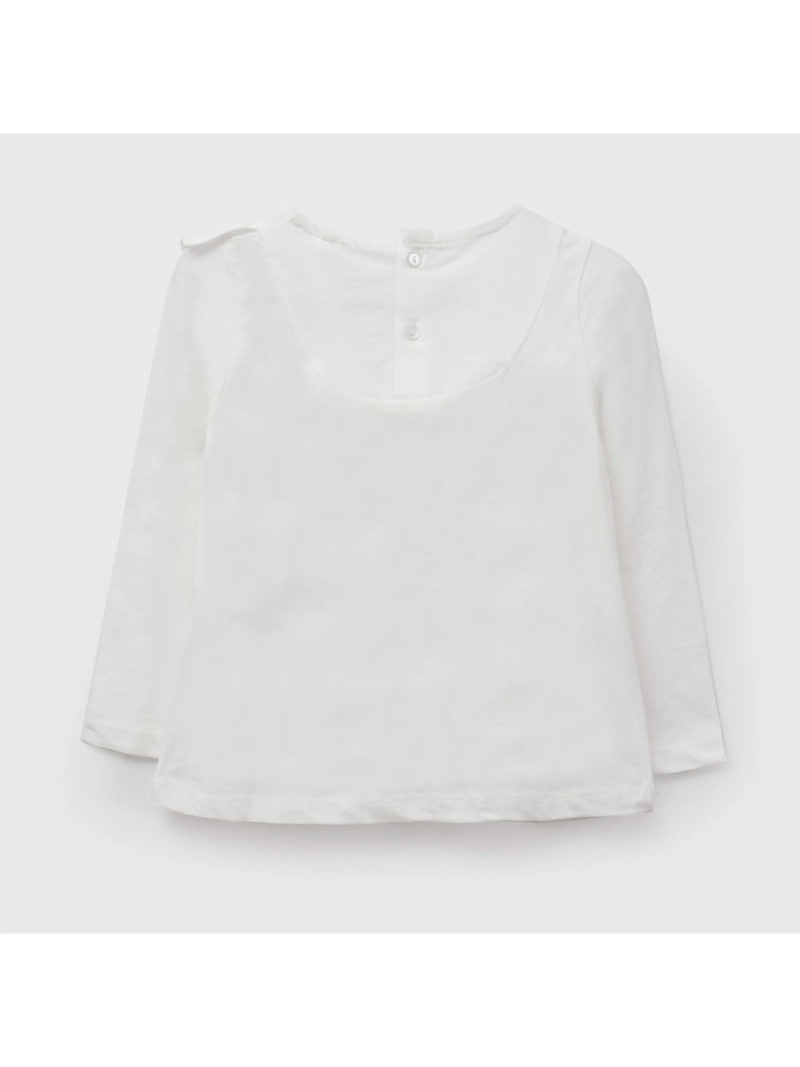 POLERA NIÑA COLLOKY MANGA LARGA ALGODÓN CON VUELO - 2
