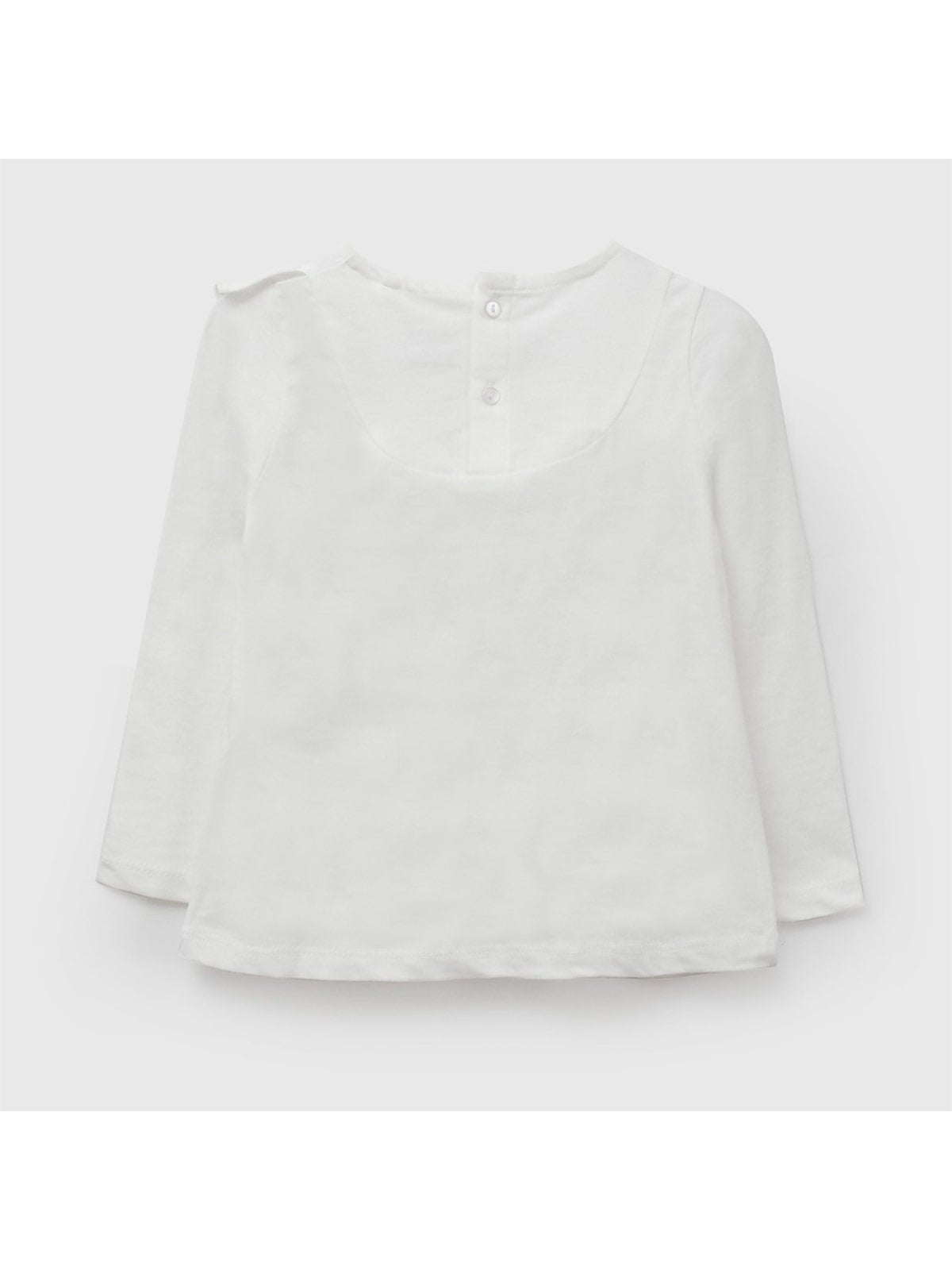 POLERA NIÑA COLLOKY MANGA LARGA ALGODÓN CON VUELO - 2