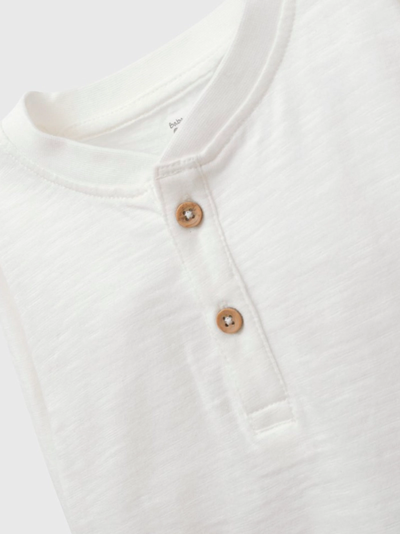 POLERA NIÑO COLLOKY MANGA LARGA ALGODÓN BOTONES - 3