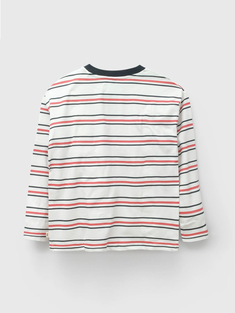 POLERA NIÑO COLLOKY MANGA LARGA ALGODÓN RAYAS - 2
