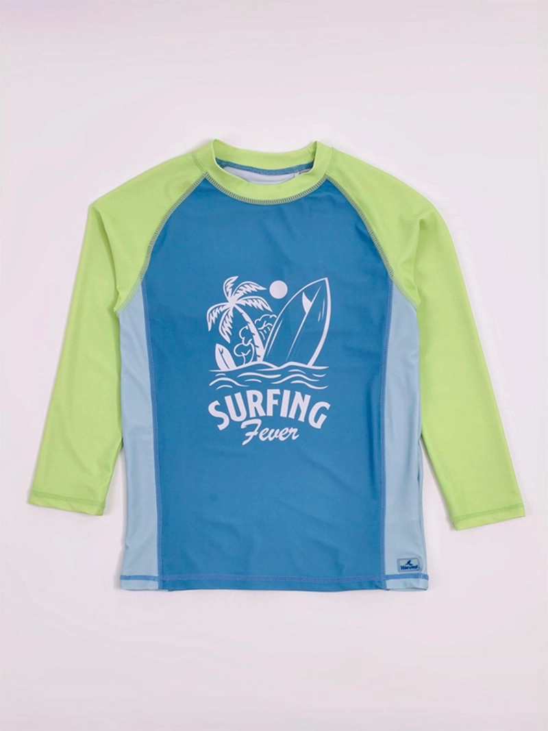 POLERA DE BAÑO NIÑO HARVEST MANGA LARGA FILTRO UV - 3