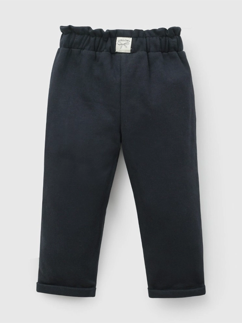 PANTALÓN DE BUZO NIÑA COLLOKY ALGODÓN LISO - 2