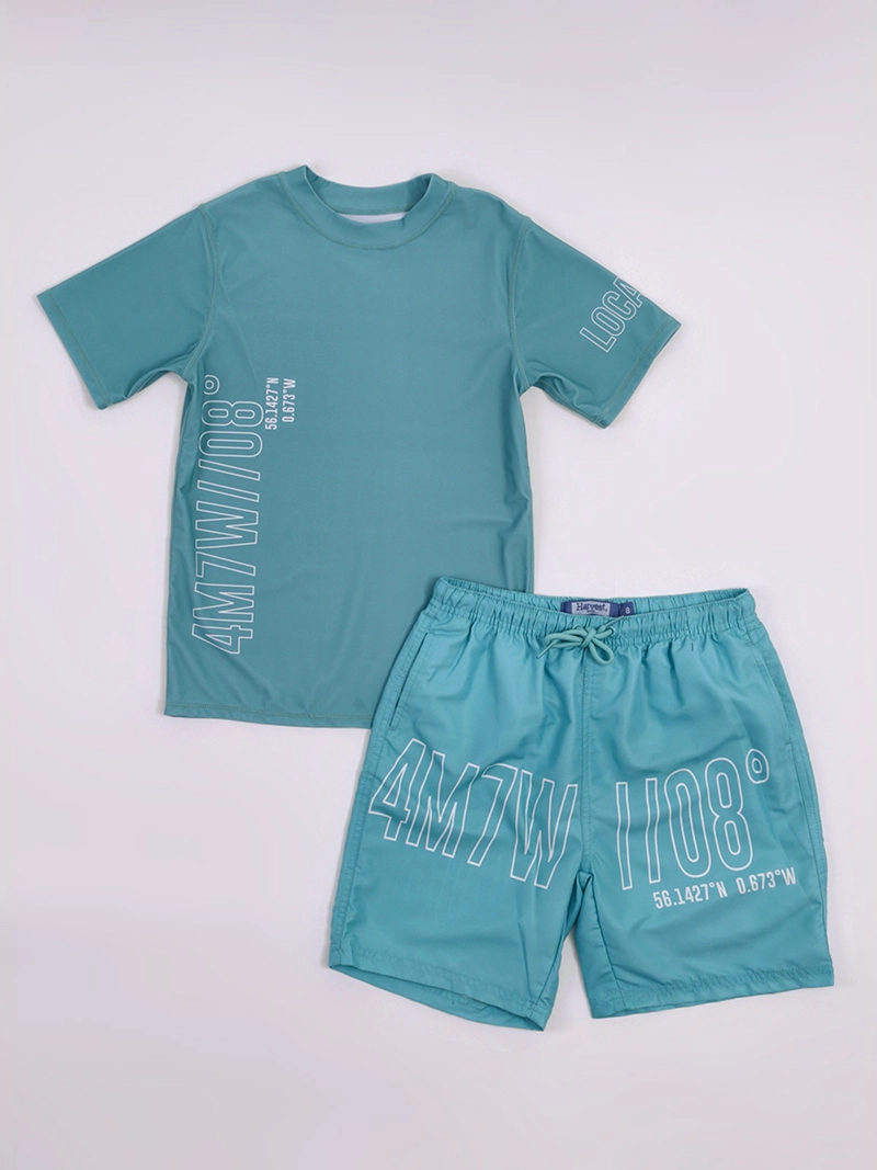 SET TRAJE DE BAÑO NIÑO HARVEST POLERA UV
