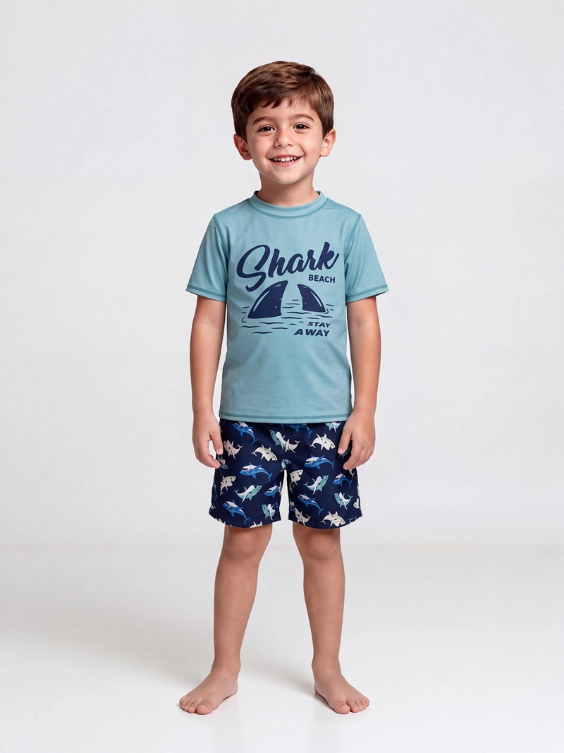 SET POLERA DE BAÑO NIÑO HARVEST FILTRO UV - 1