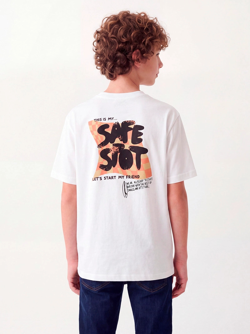 POLERA NIÑO CLOUDBREAK ALGODÓN MANGA CORTA PRINT - 2
