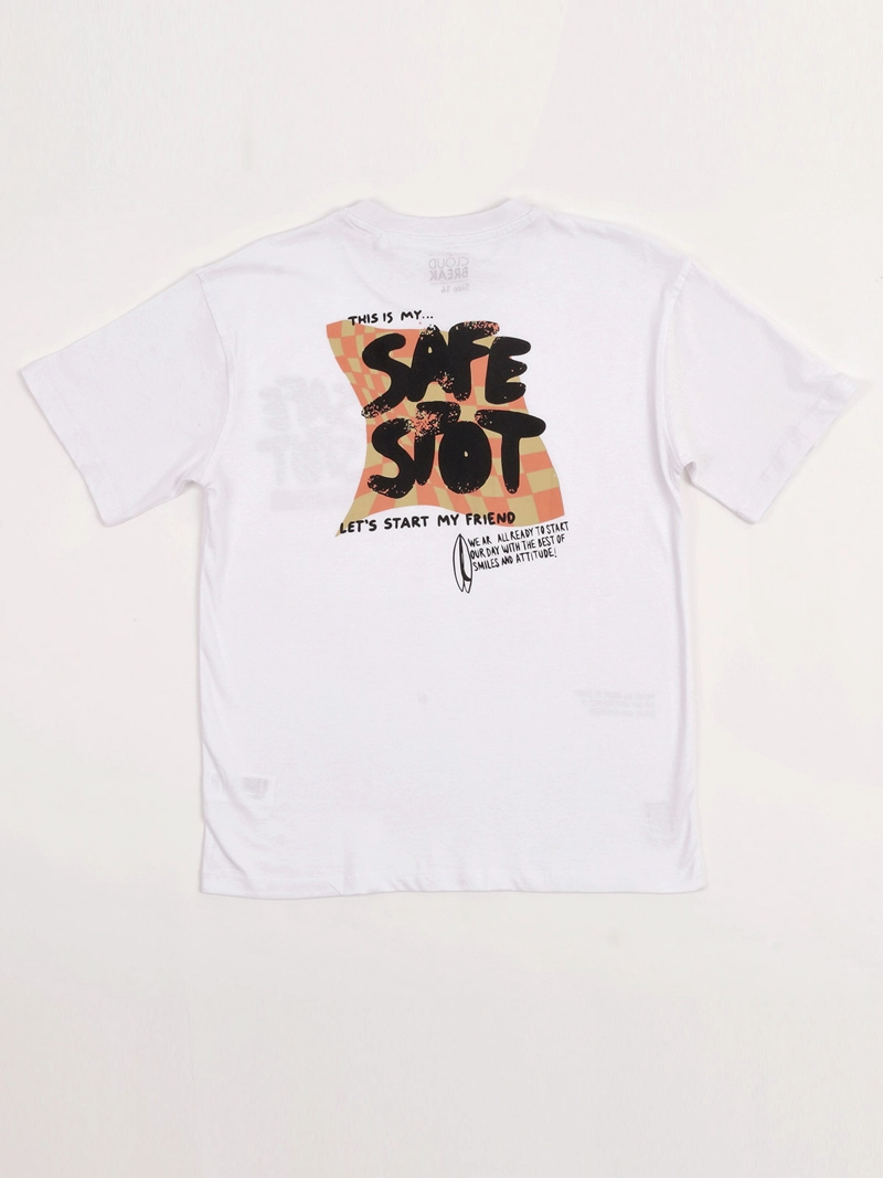 POLERA NIÑO CLOUDBREAK ALGODÓN MANGA CORTA PRINT - 4