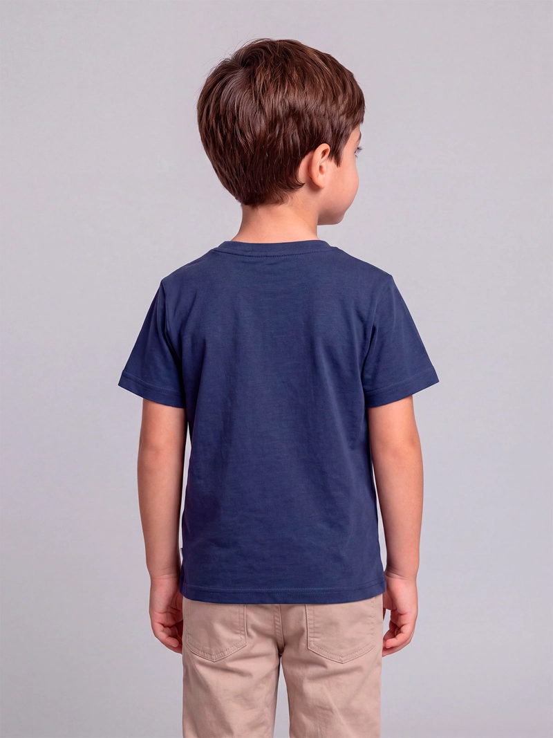 POLERA NIÑO HARVEST ALGODÓN MANGA CORTA - 2