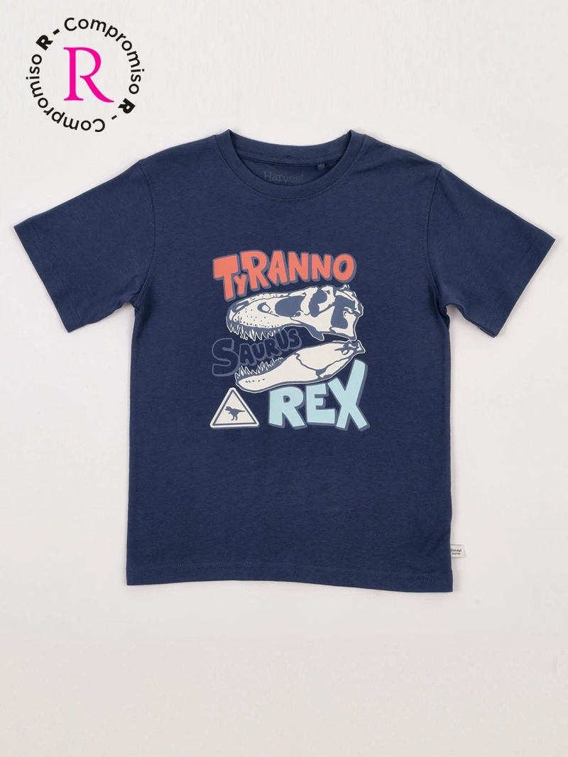 POLERA NIÑO HARVEST ALGODÓN MANGA CORTA - 3