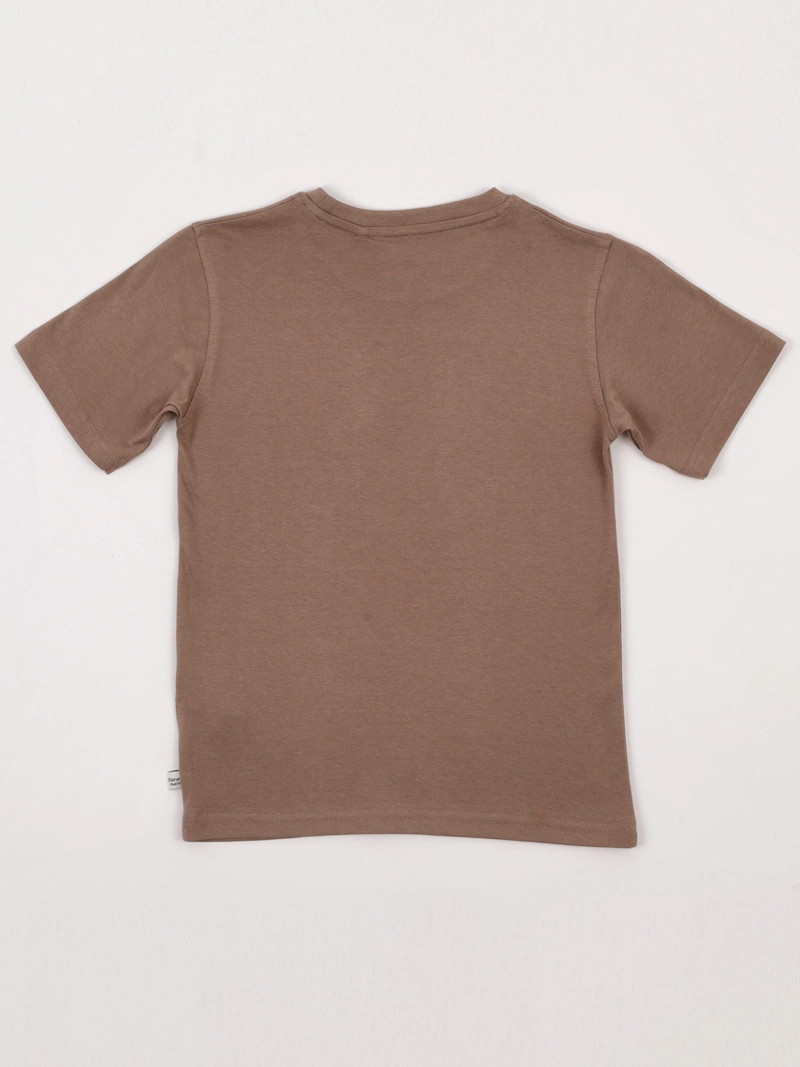 POLERA NIÑO HARVEST ALGODÓN MANGA CORTA - 4