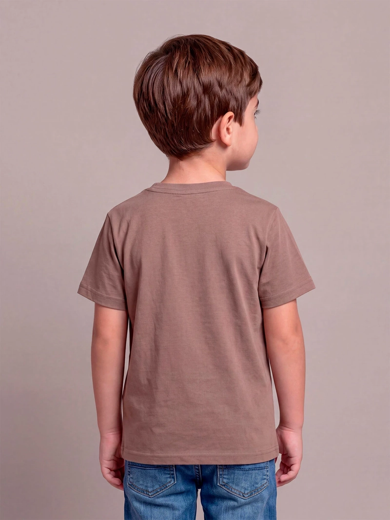POLERA NIÑO HARVEST ALGODÓN MANGA CORTA - 2