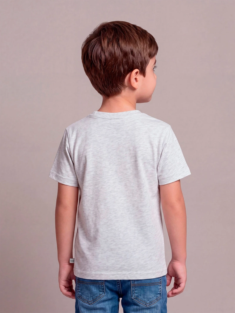 POLERA NIÑO HARVEST ALGODÓN MANGA CORTA - 2
