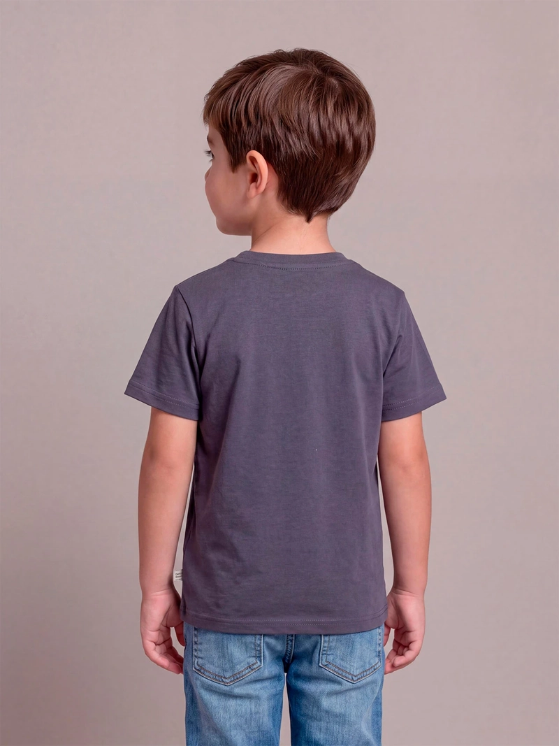 POLERA NIÑO HARVEST ALGODÓN MANGA CORTA - 2