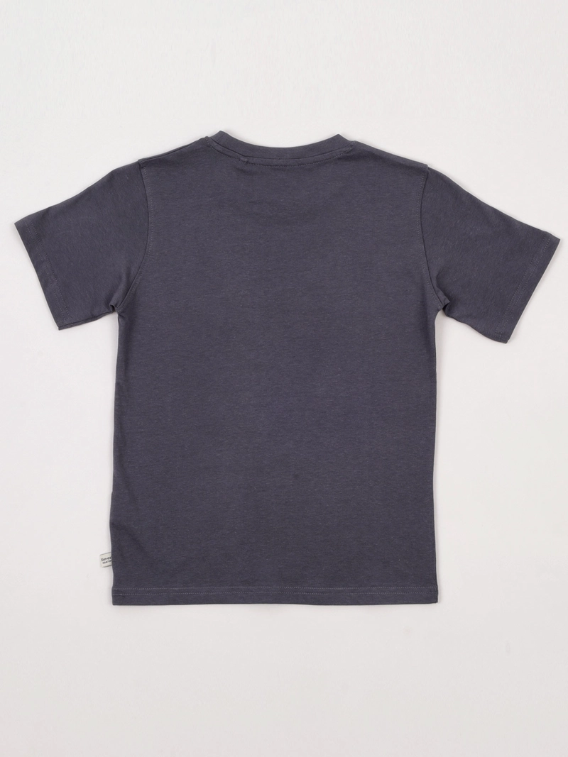 POLERA NIÑO HARVEST ALGODÓN MANGA CORTA - 4