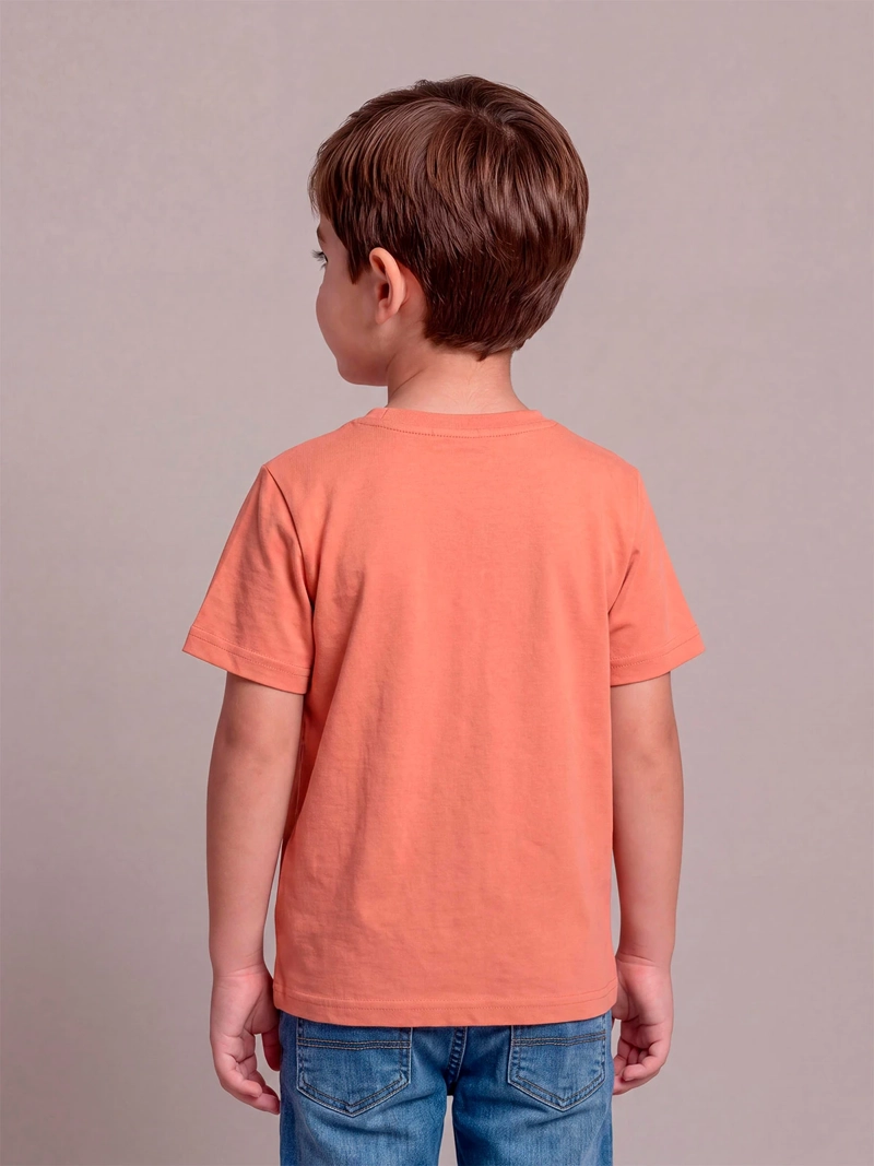 POLERA NIÑO HARVEST ALGODÓN MANGA CORTA - 2