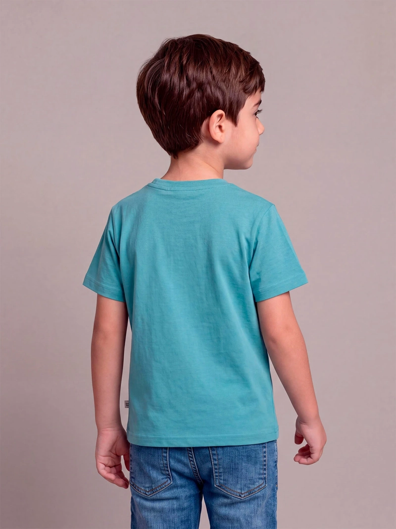 POLERA NIÑO HARVEST ALGODÓN MANGA CORTA - 2
