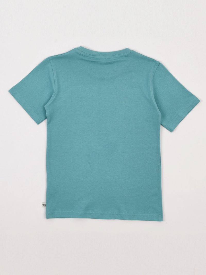 POLERA NIÑO HARVEST ALGODÓN MANGA CORTA - 4